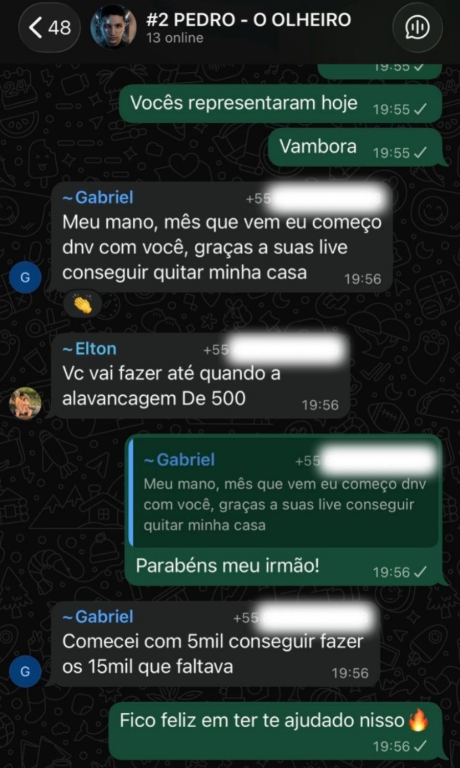 Aluno transformou 5 mil em 15 mil e quitou a casa